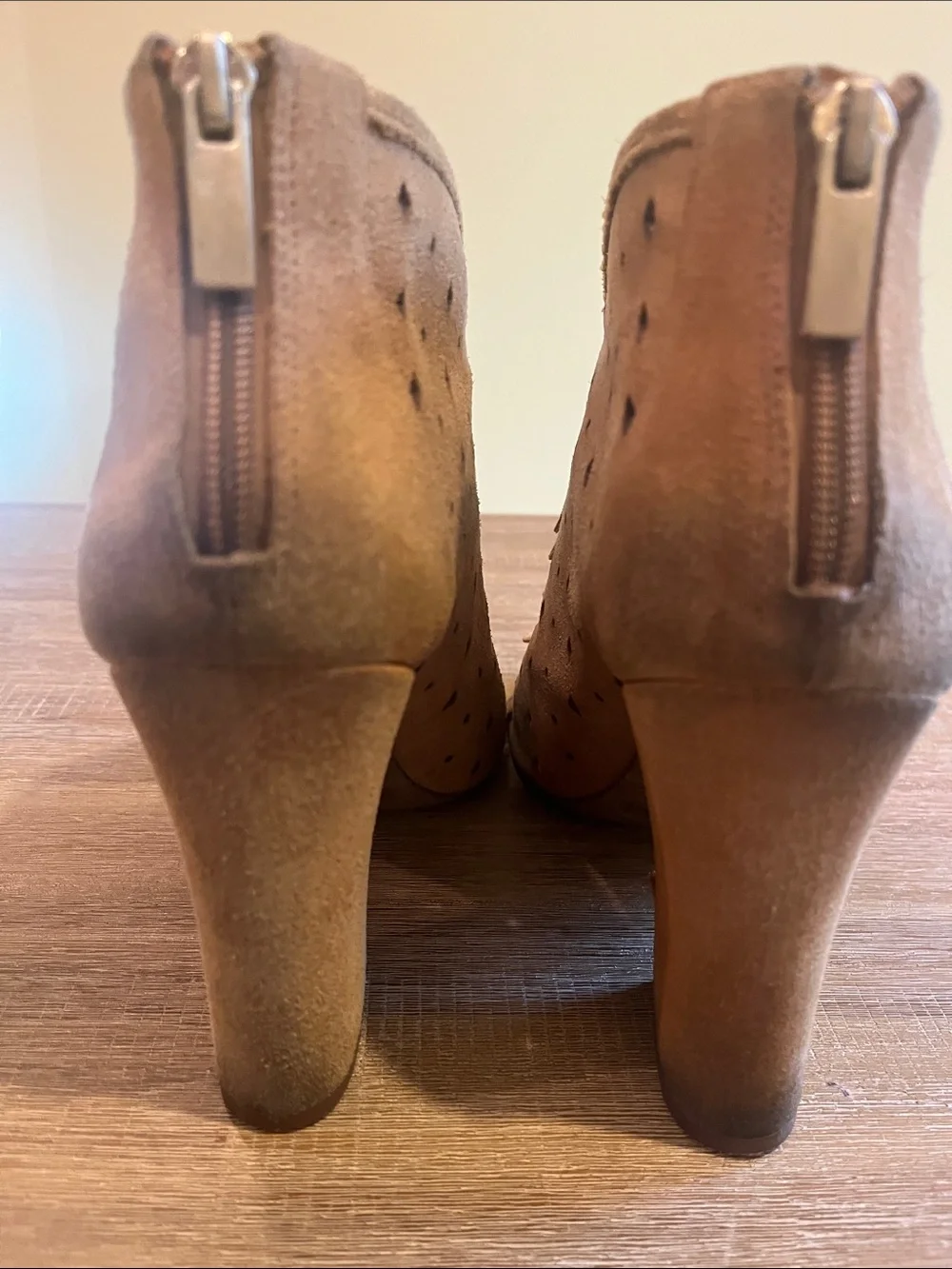 Jessica Simpson Fringe Suede Booties